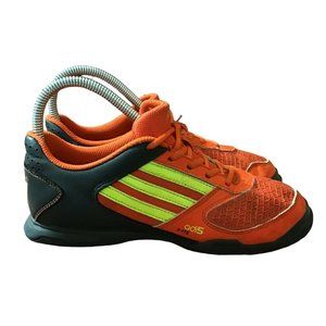 Adidas adi5 X-ITE Shoes Youth Boys 4.5 Orange Black Turf Soccer Athletic Sneaker